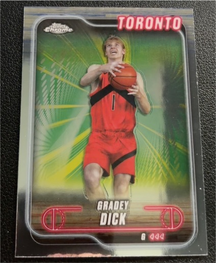2024-25 Topps Chrome #92 Gradey Dick — front