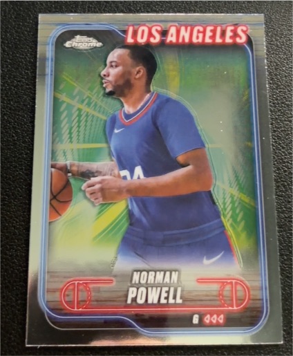 2024-25 Topps Chrome #176 Norman Powell — front