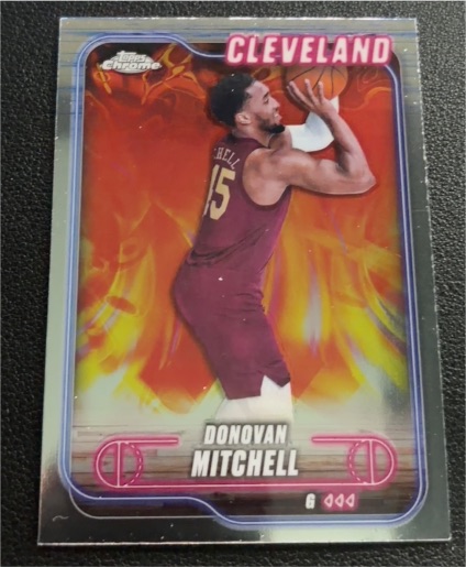 2024-25 Topps Chrome #69 Donovan Mitchell — front