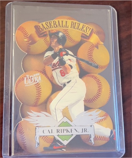 1997 Fleer Ultra Baseball Rules #3 Cal Ripken Jr. — front