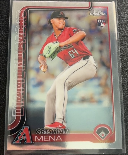 2025 Topps Chrome #102 Cristian Mena — front