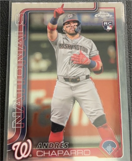 2025 Topps Chrome #187 Andrés Chaparro — front