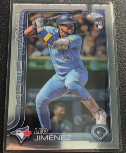 2025 Topps Chrome #276 Leo Jiménez — front