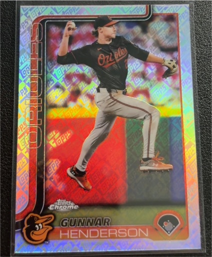 2025 Topps Chrome #213 Gunnar Henderson — front