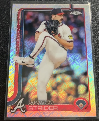 2025 Topps Chrome #46 Spencer Strider — front