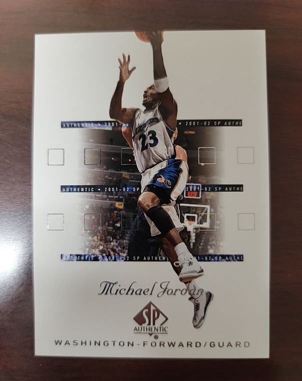 2001-02 Upper Deck SP Authentic #90 Michael Jordan — front