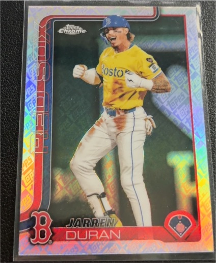 2025 Topps Chrome #79 Jarren Duran — front