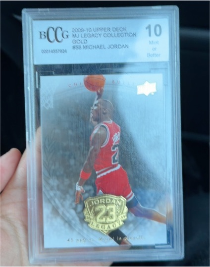 2009-10 Upper Deck MJ Legacy Collection Gold #83 Michael Jordan — front