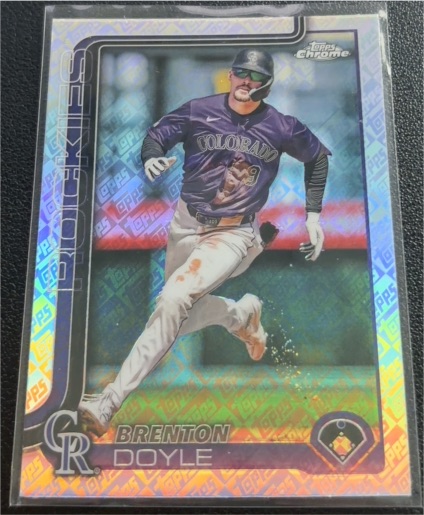 2025 Topps Chrome #118 Brenton Doyle — front