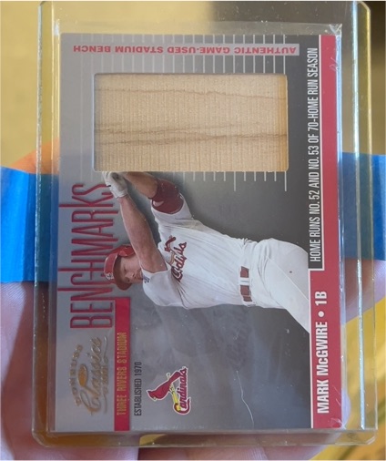 2001 Donruss Classics #BM3 Mark McGwire Benchmarks — front