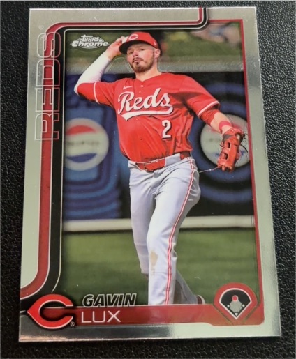 2025 Topps Chrome #237 Gavin Lux — front