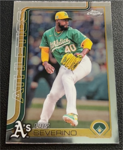 2025 Topps Chrome #241 Luis Severino — front
