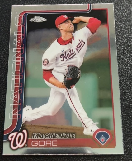 2025 Topps Chrome #160 MacKenzie Gore — front