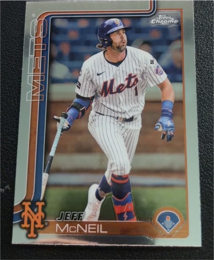 2025 Topps Chrome #149 Jeff McNeil — front