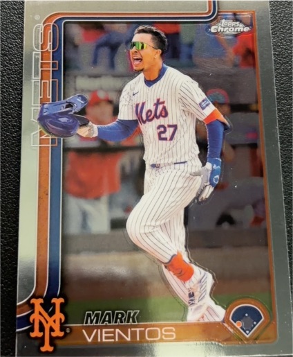 2025 Topps Chrome #129 Mark Vientos — front