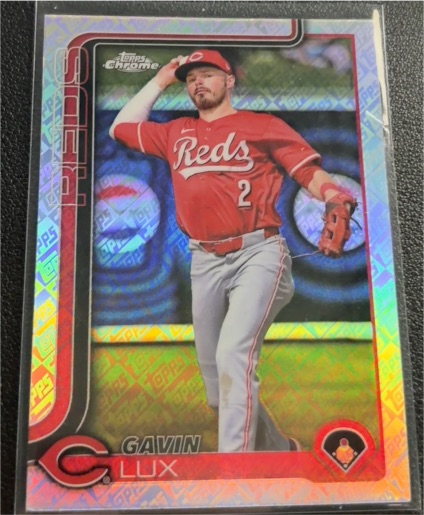 2025 Topps Chrome #237 Gavin Lux — front