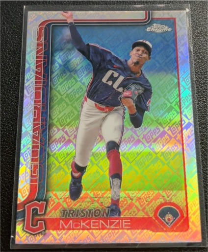 2025 Topps Chrome #21 Triston McKenzie — front