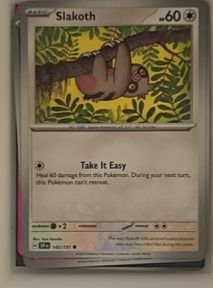2024 Pokémon SV08: Surging Sparks #145 Slakoth — front