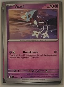 2024 Pokémon SV08: Surging Sparks #080 Azelf — front