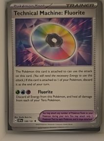 2024 Pokemon Scarlet & Violet Surging Sparks #188 Technical Machine: Fluorite — front