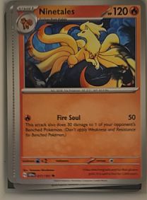 2023 Pokemon SV08: Surging Sparks #017 Ninetales — front