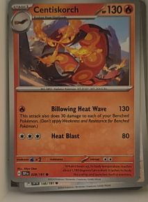 2024 Pokémon SV08: Surging Sparks #028 Centiskorch — front