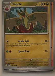 2024 Pokémon SV08: Surging Sparks #139 Flapple — front