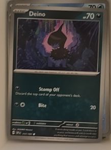 2024 Pokémon SV08: Surging Sparks #117 Deino — front