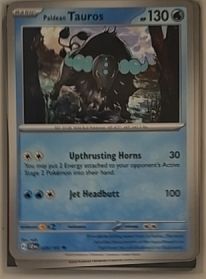 2024 Pokémon SV08: Surging Sparks #039 Paldean Tauros — front