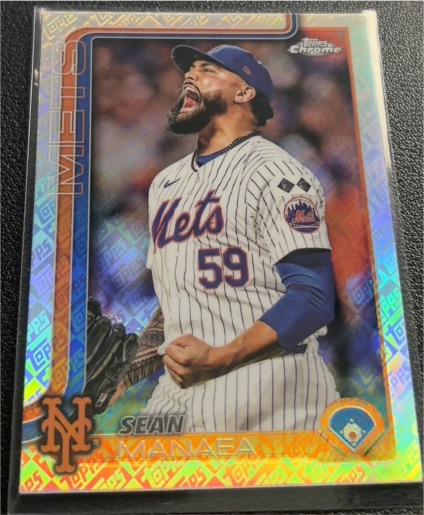 2025 Topps Chrome #354 Sean Manaea — front