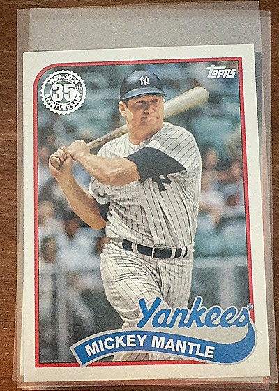 2024 Topps Update 1989 Topps #89US-30 Mickey Mantle — front