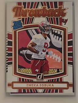 2025 Donruss #31 Emeka Egbuka Rated Rookie Throwback — front