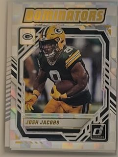 2025 Panini Donruss Dominators #DOM-JJS Josh Jacobs — front
