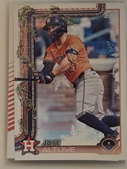 2025 Topps Holiday #H163 Jose Altuve — front