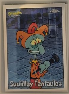 2025 Topps Chrome SpongeBob SquarePants #122 Squidley Tentacles — front