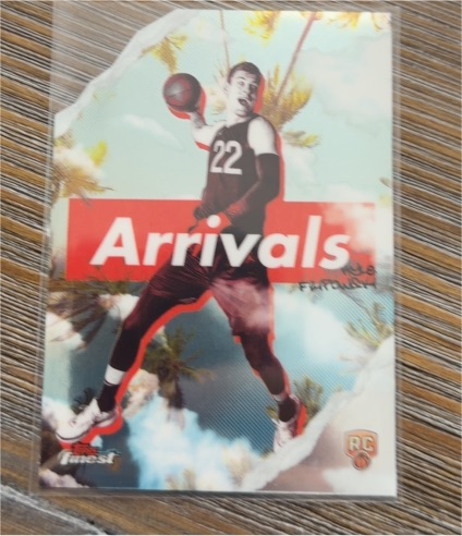 2024-25 Topps Finest #A-12 Kyle Filipowski Arrivals Die-Cut RC — front
