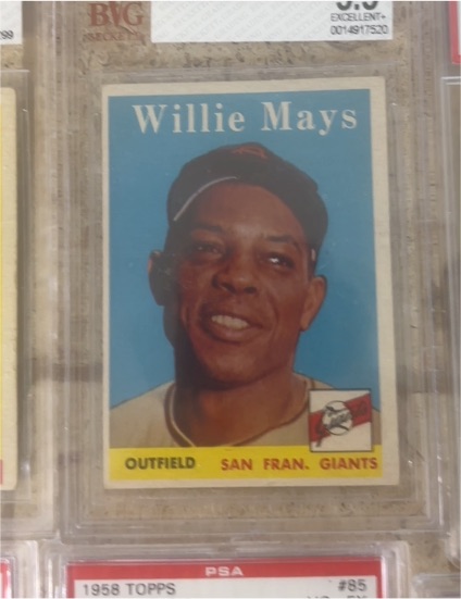 1958 Topps #5 Willie Mays — front