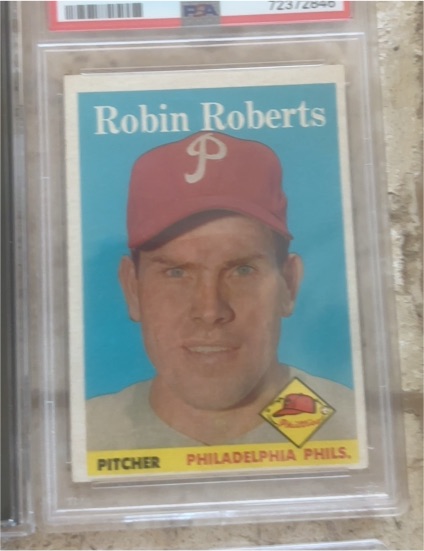 1958 Topps #90 Robin Roberts — front