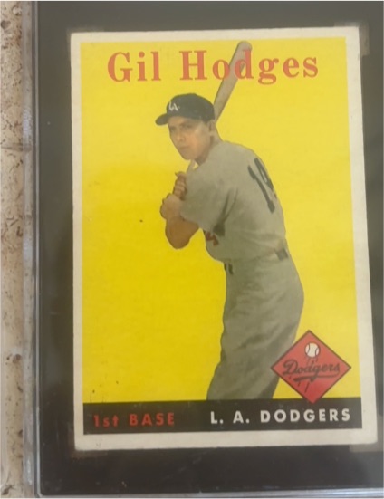 1958 Topps #162 Gil Hodges — front