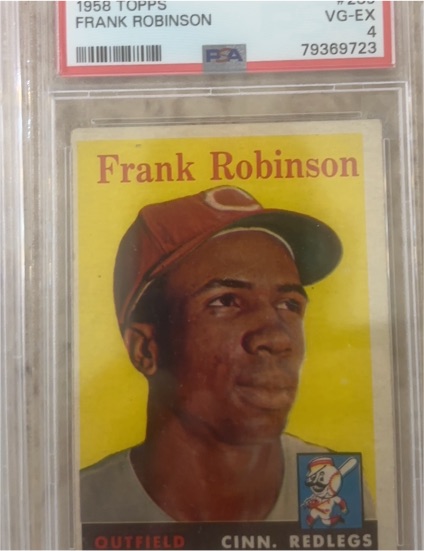 1958 Topps #285 Frank Robinson — front
