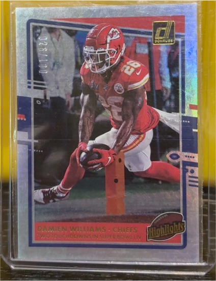 2020 Donruss Football #H-DW Damien Williams Highlights — front