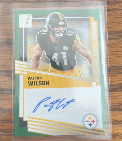 2023 Donruss Signature Marks #02 Payton Wilson — front