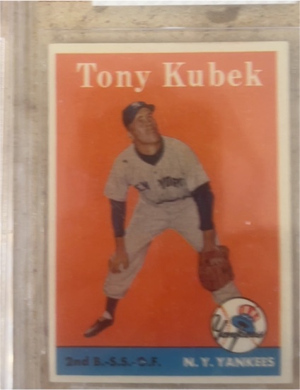 1958 Topps #393 Tony Kubek — front