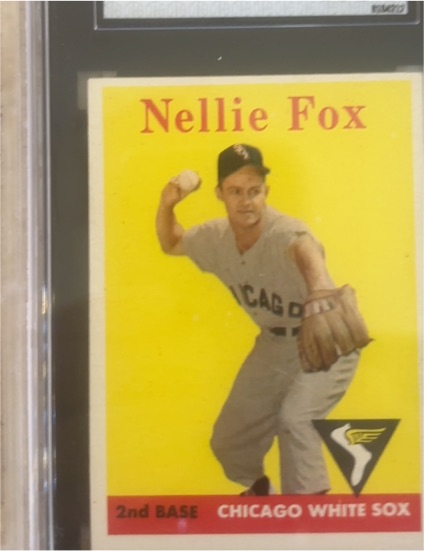 1958 Topps #400 Nellie Fox — front
