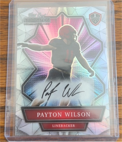 2021 Wild Card Alumination #ANBC-A Payton Wilson — front