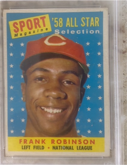 1958 Topps #484 Frank Robinson — front