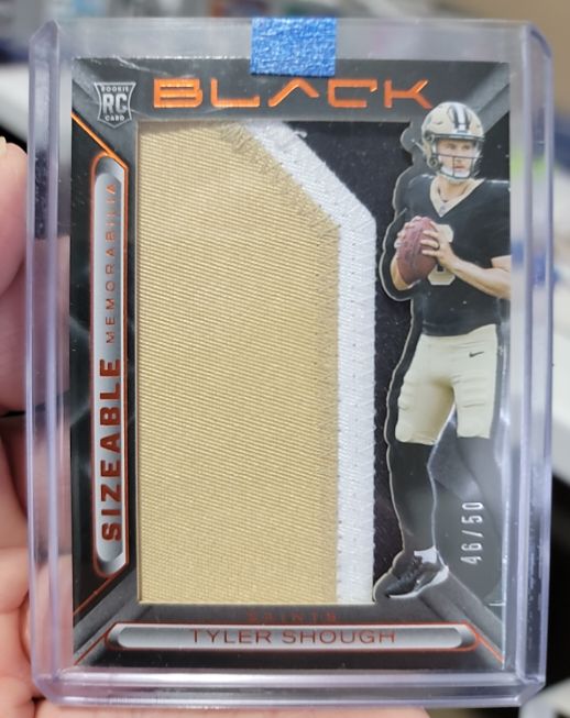 2025 Panini Black Sizeable Memorabilia #46/50 Tyler Shough — front