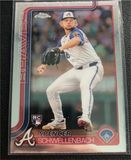 2025 Topps Chrome #203 Spencer Schwellenbach — front