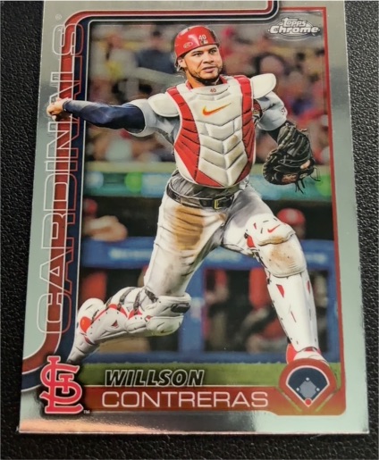 2025 Topps Chrome #82 Willson Contreras — front