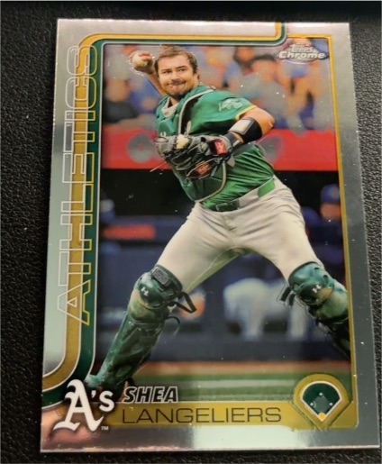 2025 Topps Chrome #58 Shea Langeliers — front